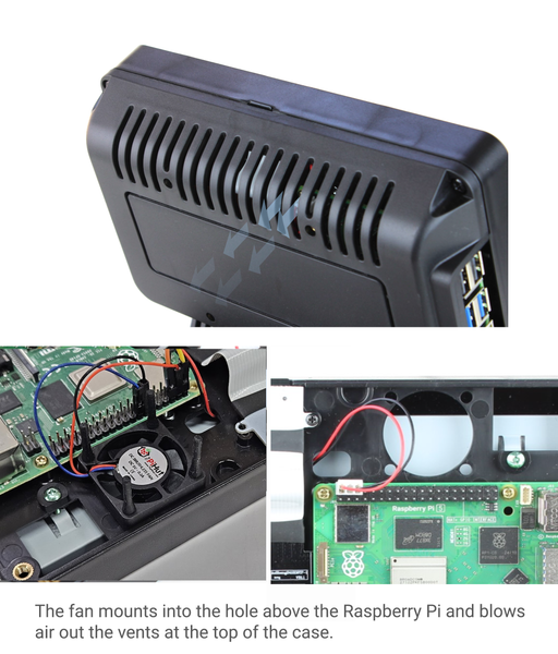 SmartiPi Touch Pro 3  - Fan for Raspberry Pi 4