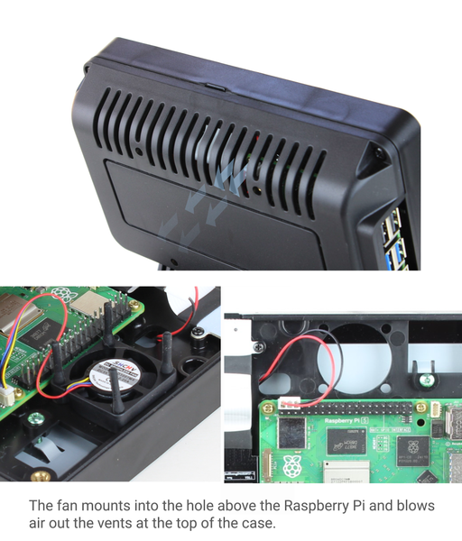 SmartiPi Touch Pro 3 - Fan for Raspberry Pi 5